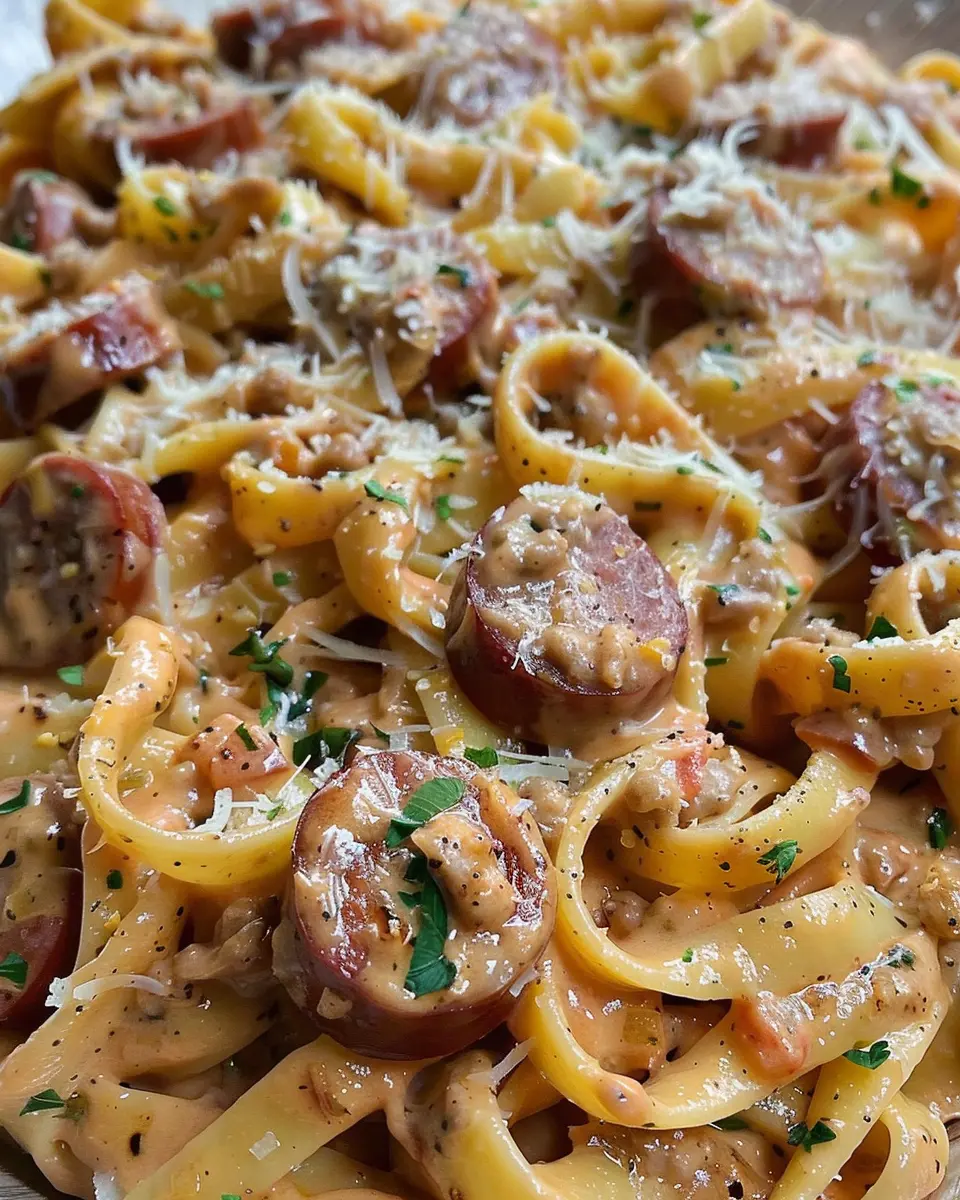 Creamy Smoked Sausage Pasta: A Comforting Weeknight Delight