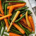 Roasted Carrots and Green Beans