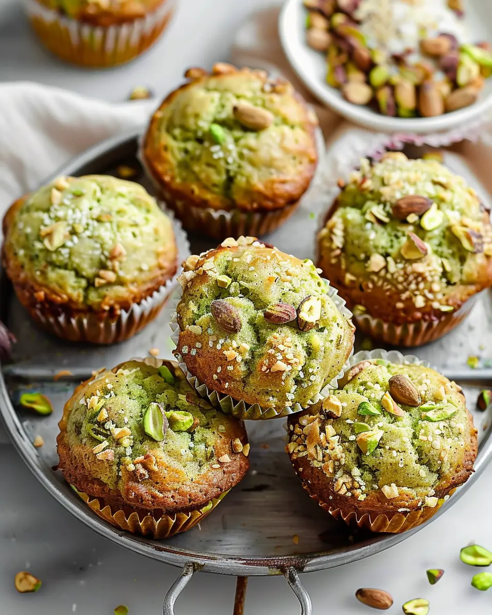 Bakery Style Pistachio Muffins: Easy to Bake and Indulge At Home