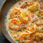 Creamy Garlic Shrimp (15 mins)