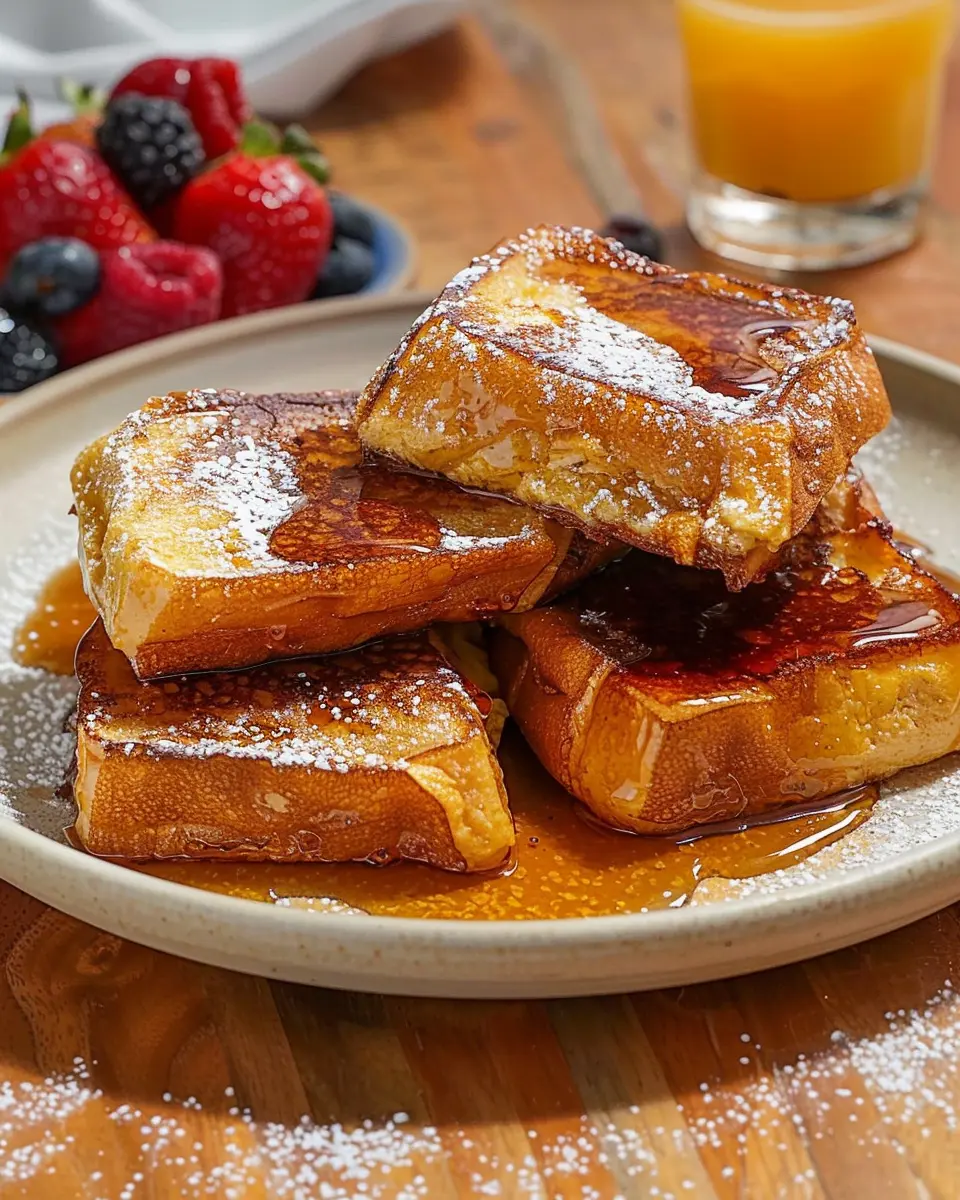 King’s Hawaiian Classic French Toast with Turkey Bacon Delight