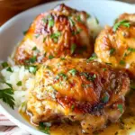 Crock Pot Chicken Thighs and Gravy