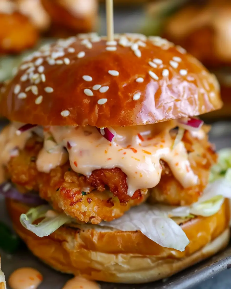 Bang Bang Chicken Sliders