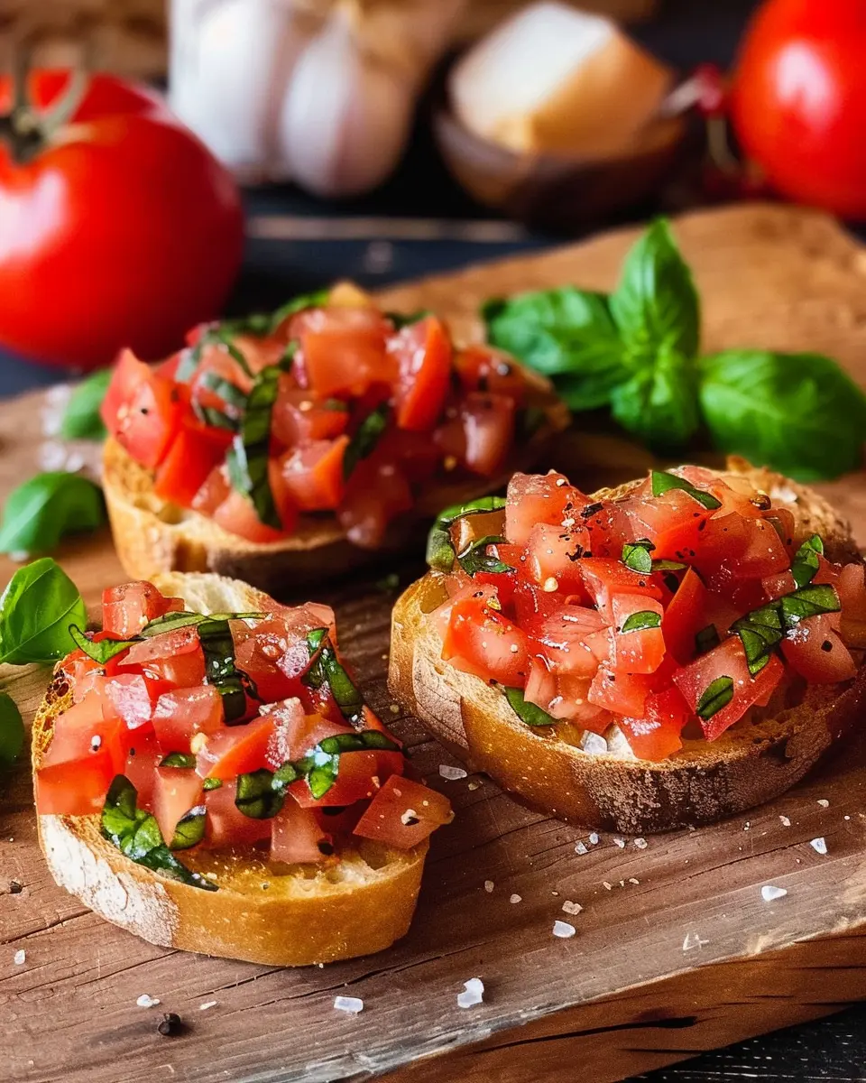 Original Bruschetta Rezept mit Tomaten: Easy, Fresh &amp; Flavorful Delight