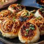 Pan-Fried Cabbage and Noodle Buns