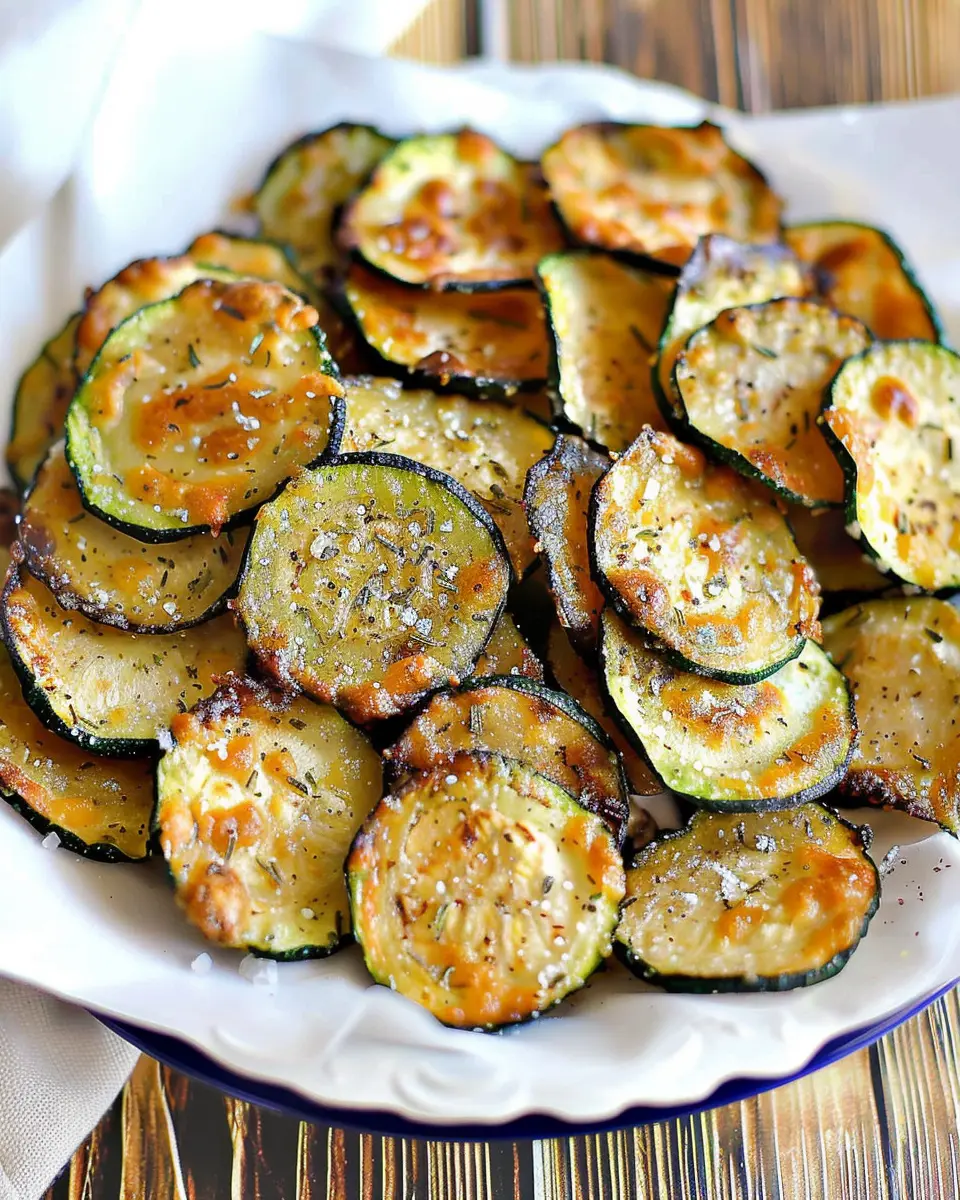 Baked Zucchini Chips: The Best Easy Snack for Healthy Cravings