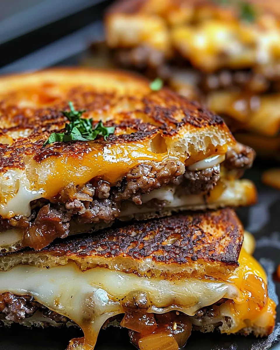 Patty Melts with Secret Sauce