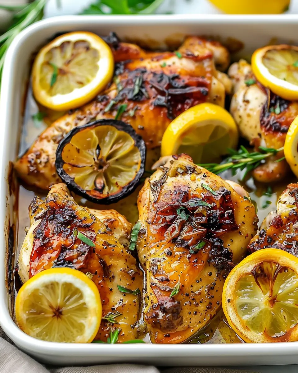 Greek Lemon Chicken Delight: A Juicy Homemade Recipe to Savour