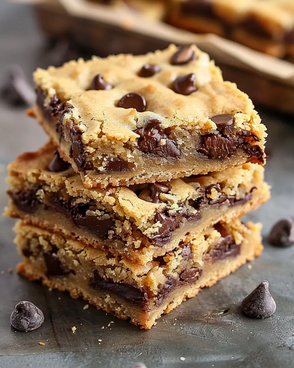 Chocolate Chip Cookie Bars: Easy Recipe for a Sweet Indulgence